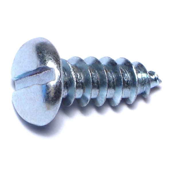 Midwest Fastener Sheet Metal Screw, #16 x 3/4 in, Zinc Plated Steel Pan Head Slotted Drive, 14 PK 62351 - main